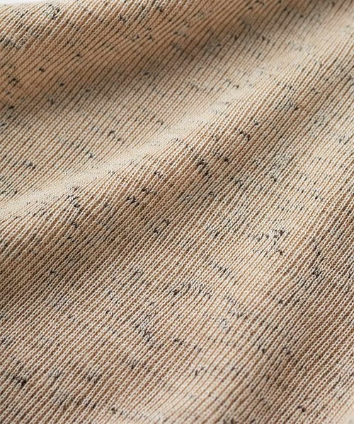 MEDE19F（メデジュウキュウ）の「ＢＲＡＮＤ　ＮＥＷ　ＭＩＸ　ＳＴＹＬＥ　つぶつぶネップ風生地のジェラートカラーリンガーＴシャツ（Tシャツ/カットソー・レディース・ブラック系その他/ベージュ系その他/ブルー系その他・3L/LL/L/M/S）」の6枚目の写真