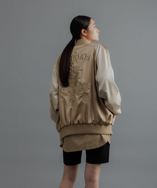 【ADAM ET ROPE'】スカジャン 刺繍 ジャケット ADAM ET ROPE'｜【WEB限定】スカジャン EUPHORIA 刺繍