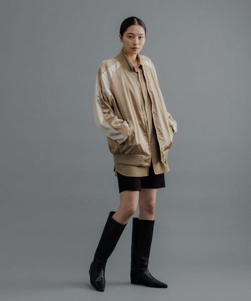 ADAM ET ROPE' ★EUPHORIA 刺繍 ジャケット　スカジャン Amazon | [アダムエロペ] WEB限定 スカジャン ”EUPHORIA” 刺繍