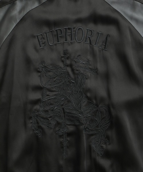 セール】【WEB限定】スカジャン 'EUPHORIA' 刺繍 ジャケット / ジップ