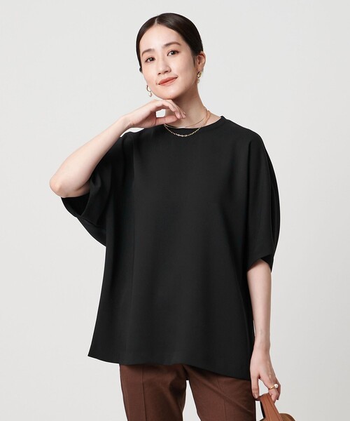 UNITED ARROWS(ユナイテッドアローズ)の「ポリエステル Tブラウス ‐ウォッシャブル‐(シャツ/ブラウス・レディース・オフホワイト/ブラック/レッド・FREE)」の7枚目の写真
