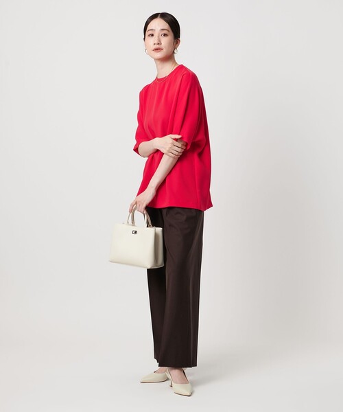 UNITED ARROWS(ユナイテッドアローズ)の「ポリエステル Tブラウス ‐ウォッシャブル‐(シャツ/ブラウス・レディース・オフホワイト/ブラック/レッド・FREE)」の11枚目の写真