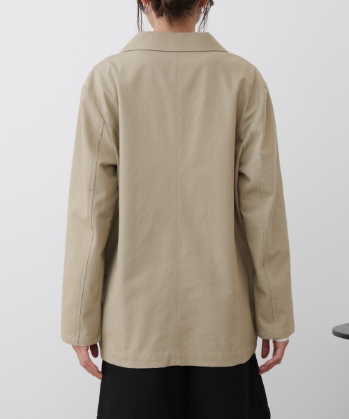 Bab（バブ）の「【セットアップ対応可】ドットダメージテーラードジャケット（テーラードジャケット・レディース・ブラック/ベージュ/インディゴブルー・M）」の13枚目の写真