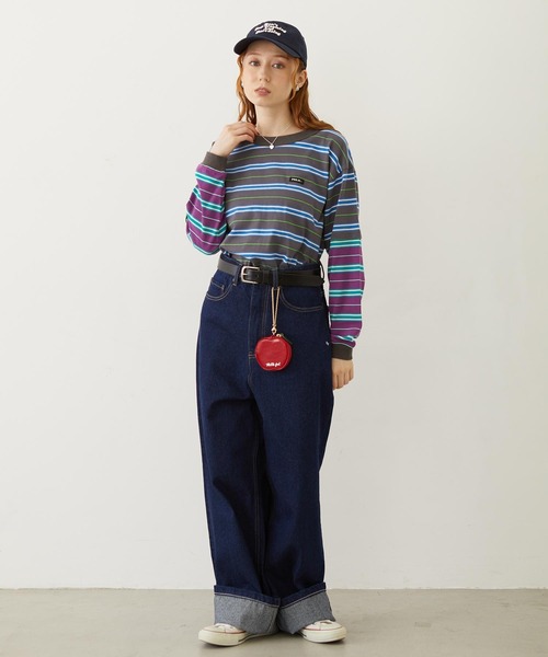 MILKFED.(ミルクフェド)の「APPLE POUCH(ポーチ・レディース・レッド/ライトグリーン・ONE SIZE)」の21枚目の写真