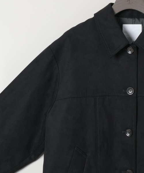 セール】【eL】Suede Single Coat/580106（ステンカラーコート）｜eL