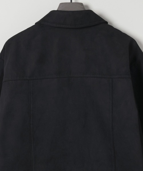 セール】【eL】Suede Single Coat/580106（ステンカラーコート）｜eL