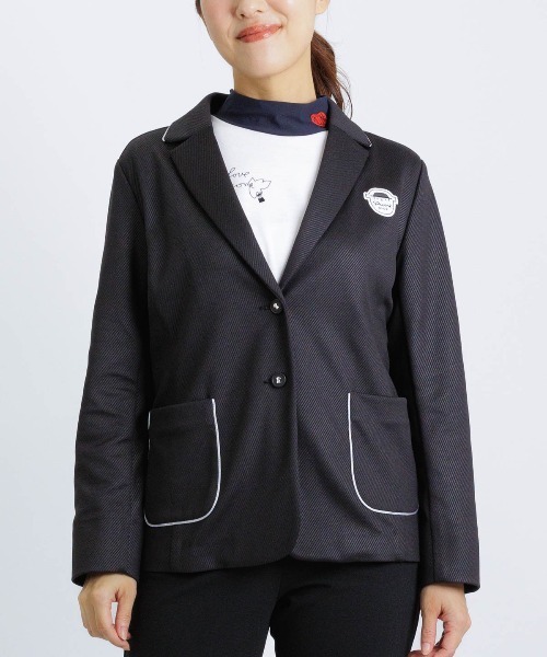 Picone CLUB（ピッコーネクラブ）の「ダンボールニットUVジャケット（その他アウター・レディース・ブラック/ライトグレー/ブラウン・L/S/M）」の11枚目の写真