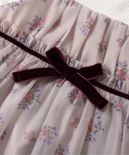 apres les cours（アプレレクール）の「ヴィンテージフラワーワンピース＿アプレレクールマシェリ（ワンピース・キッズ・ピンク/ブラック・140/130/120/110/100/90/80）」の14枚目の写真