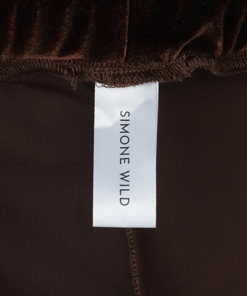 SIMONE WILD(シモーネワイルド)の「【SIMONE WILD/シモーネ ワイルド】VELVET COZY PANTS:パンツ(その他パンツ・レディース・ブラウン・SMALL)」の9枚目の写真