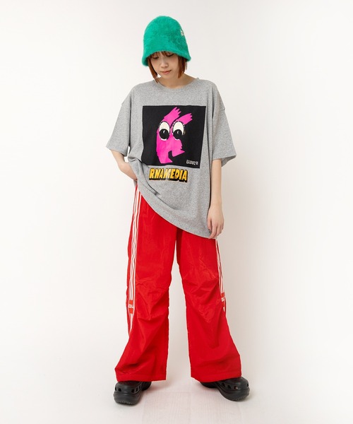 RNA（アールエヌエー）の「R4374 ワイドトラックパンツ（その他パンツ・レディース・ネイビー/レッド/ブラック・MEDIUM）」の18枚目の写真