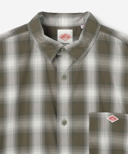 DANTON(ダントン)の「DANTON | レギュラーカラー 長袖ワークシャツ MEN(シャツ/ブラウス・メンズ・ブラウン系その他/ベージュ系その他・38/40/42)」の5枚目の写真