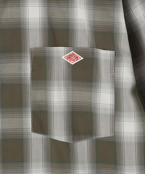 DANTON(ダントン)の「DANTON | レギュラーカラー 長袖ワークシャツ MEN(シャツ/ブラウス・メンズ・ブラウン系その他/ベージュ系その他・38/40/42)」の8枚目の写真