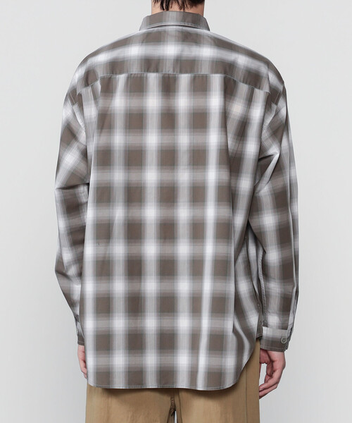 DANTON(ダントン)の「DANTON | レギュラーカラー 長袖ワークシャツ MEN(シャツ/ブラウス・メンズ・ブラウン系その他/ベージュ系その他・38/40/42)」の12枚目の写真