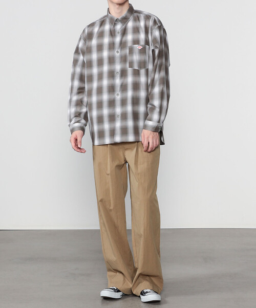 DANTON(ダントン)の「DANTON | レギュラーカラー 長袖ワークシャツ MEN(シャツ/ブラウス・メンズ・ブラウン系その他/ベージュ系その他・38/40/42)」の13枚目の写真