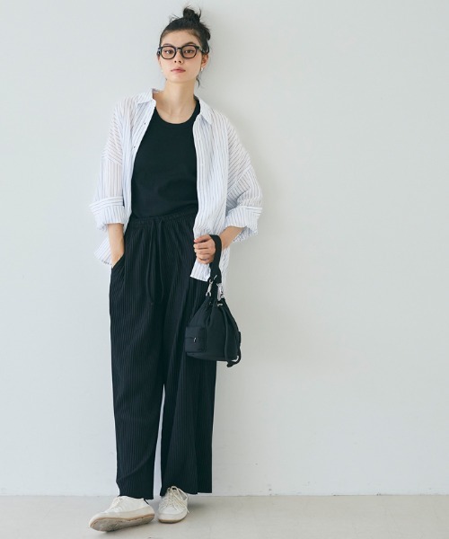 coca（coca）（コカ）の「シアーコットンビッグシャツ（シャツ/ブラウス・レディース・A/B・S/M/L）」の5枚目の写真