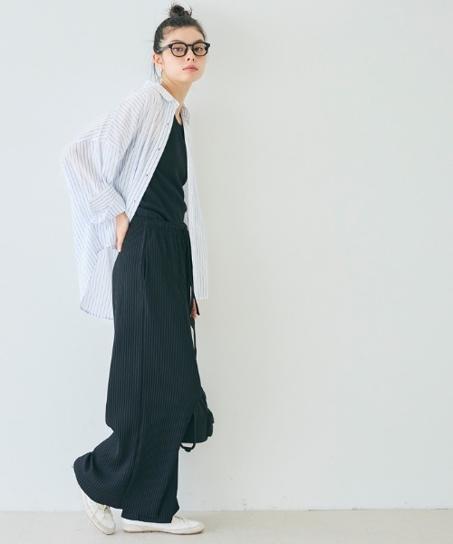 coca（coca）（コカ）の「シアーコットンビッグシャツ（シャツ/ブラウス・レディース・A/B・S/M/L）」の7枚目の写真