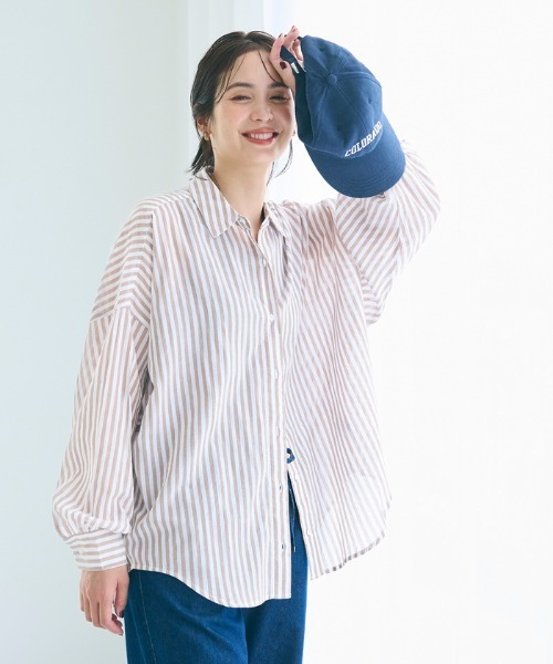 coca（coca）（コカ）の「シアーコットンビッグシャツ（シャツ/ブラウス・レディース・A/B・S/M/L）」の13枚目の写真