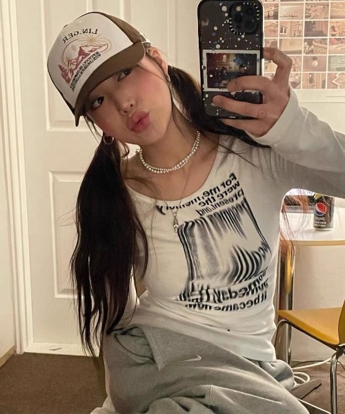 蜃気楼 ロゴ ロンT トップス（Tシャツ/カットソー）｜DEVICE