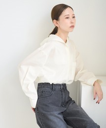 ブラウス シャツ フーディシャツ レディース osharewalker ブラウス シャツ レディース トップス フリル