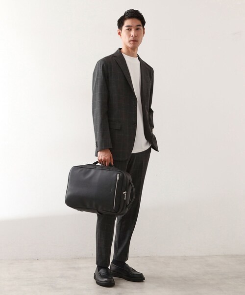 THE SHOP TK (ザ ショップ ティーケー )の「サフィアーノレザー調2WAYバックパック(バックパック/リュック・メンズ・ブラック・00)」の4枚目の写真