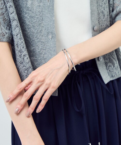 ROPE' PICNIC（ロペピクニック）の「ステンレスデザインバングル（バングル/リストバンド・レディース・ゴールド/ゴールド系その他/シルバー系その他/シルバー・FREE）」の16枚目の写真