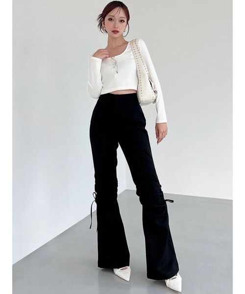 RESEXXY（リゼクシー）の「スタッズポイントビッグリボンバッグ（ショルダーバッグ・レディース・レッド/ブラック/アイボリー・FREE）」の15枚目の写真