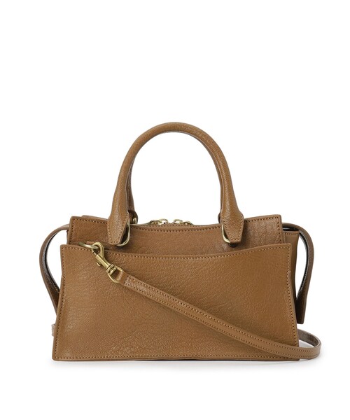 TOFF&LOADSTONE（トフアンドロードストーン）の「バディ ハンドバッグ ゴート（ハンドバッグ・レディース・ホワイト系/ブラック/チョコ・00）」の4枚目の写真