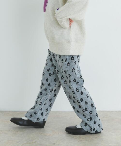 URBAN RESEARCH DOORS（アーバンリサーチドアーズ）の「『WEB/一部店舗限定サイズ』フラワージャガードパンツ(KIDS)（その他パンツ・キッズ・グレー/ネイビー・105/120/135/150）」の2枚目の写真