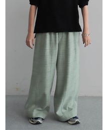FIL DE FER | 【予約】カラーミックスシャンブレー　ボリュームパンツ(その他パンツ)