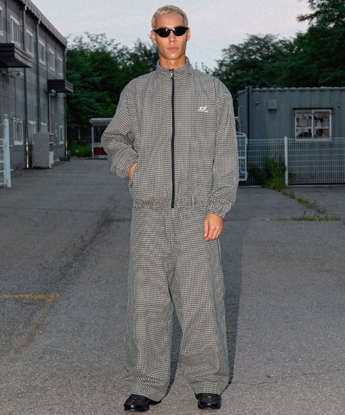 OY（オーワイ）の「『OY/オーワイ』O LOGO CHECK TRACK PANTS/O ロゴチェックトラックパンツ（その他パンツ・レディース・ブラウン/ブラック・L/M）」の8枚目の写真