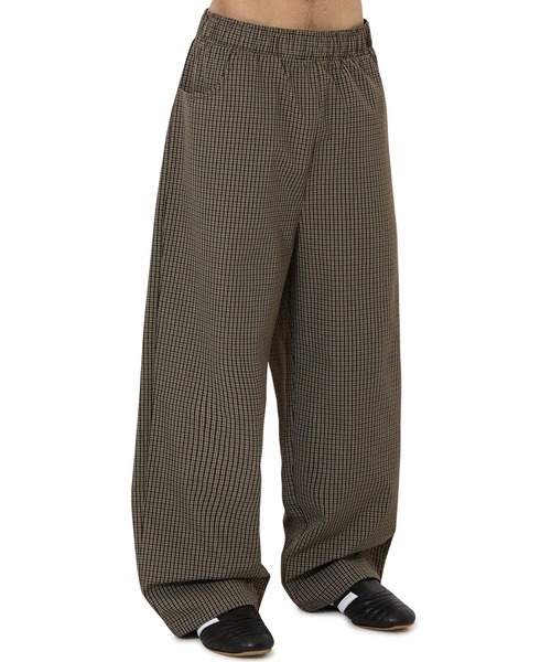 OY（オーワイ）の「『OY/オーワイ』O LOGO CHECK TRACK PANTS/O ロゴチェックトラックパンツ（その他パンツ・レディース・ブラウン/ブラック・L/M）」の10枚目の写真