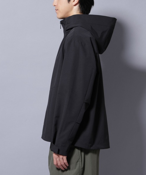 NANO universe（ナノユニバース）の「３レイヤーフーディブルゾン（ブルゾン・メンズ・ブラック/ダークカーキ・S/M/L）」の17枚目の写真