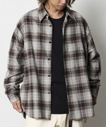FREAK'S STORE(t[NXXgA)̌WJ Relax Fit bNXtBbg M[J[ l `FbNVc(Vc/uEX)