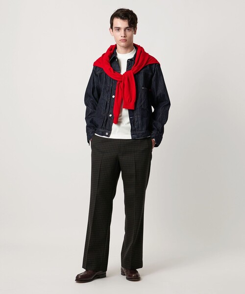 UNITED ARROWS（ユナイテッドアローズ）の「SARROWS オーガニックコットン モックネック ロングスリーブ Tシャツ（Tシャツ/カットソー・メンズ・ホワイト/ダークグレー・S/M/L/XL）」の4枚目の写真