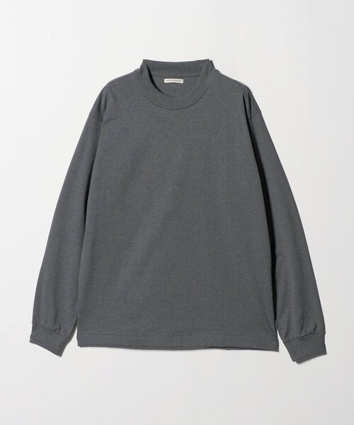 UNITED ARROWS（ユナイテッドアローズ）の「SARROWS オーガニックコットン モックネック ロングスリーブ Tシャツ（Tシャツ/カットソー・メンズ・ホワイト/ダークグレー・S/M/L/XL）」の10枚目の写真