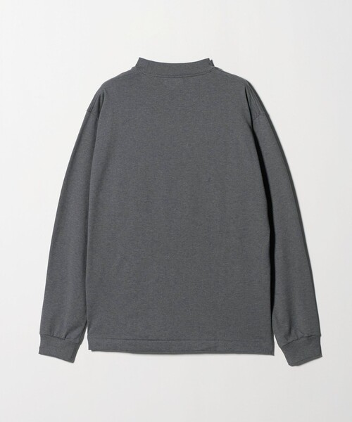 UNITED ARROWS（ユナイテッドアローズ）の「SARROWS オーガニックコットン モックネック ロングスリーブ Tシャツ（Tシャツ/カットソー・メンズ・ホワイト/ダークグレー・S/M/L/XL）」の11枚目の写真