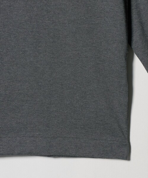 UNITED ARROWS（ユナイテッドアローズ）の「SARROWS オーガニックコットン モックネック ロングスリーブ Tシャツ（Tシャツ/カットソー・メンズ・ホワイト/ダークグレー・S/M/L/XL）」の14枚目の写真