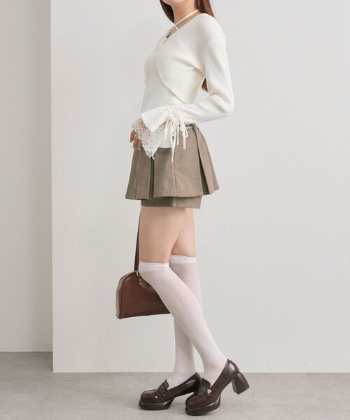 OLIVE des OLIVE（オリーブデオリーブ）の「【アンサンブル対応】ボレロアンサンブル（カーディガン/ボレロ・レディース・ブラック/オフホワイト/ブルー/モカ・FREE）」の16枚目の写真