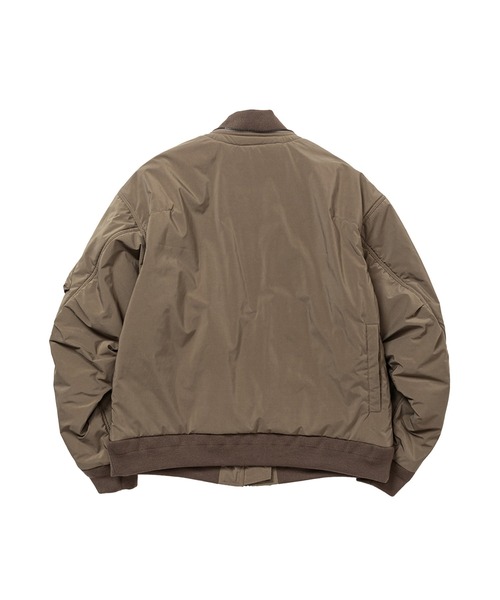 meanswhile（ミーンズワイル）の「Loop Zip MA1（MA-1・メンズ・ブラック/カーキ・4(XL)/3(L)/2(M)/1(S)）」の11枚目の写真