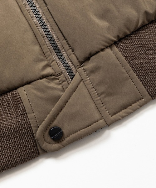 meanswhile（ミーンズワイル）の「Loop Zip MA1（MA-1・メンズ・ブラック/カーキ・4(XL)/3(L)/2(M)/1(S)）」の16枚目の写真