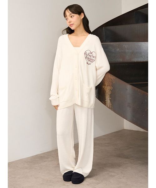 JOEL ROBUCHON】スムーズィーシルクカーディガン（ルームウェア