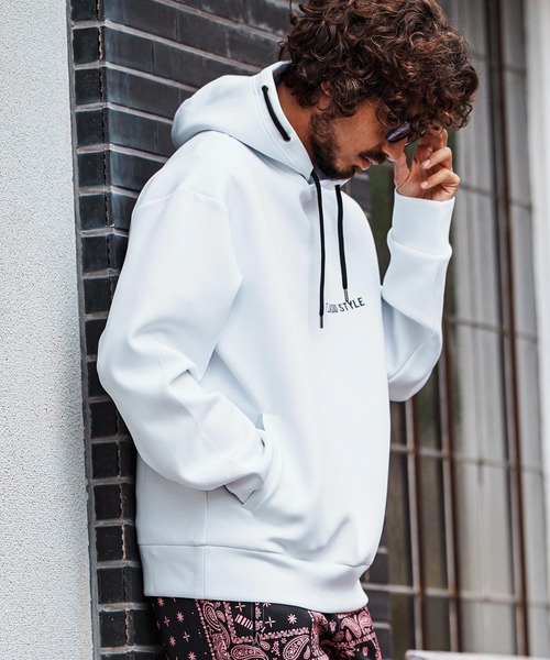 mpa3929-Distinctive Cardboard Knit Parka パーカー(F25F140