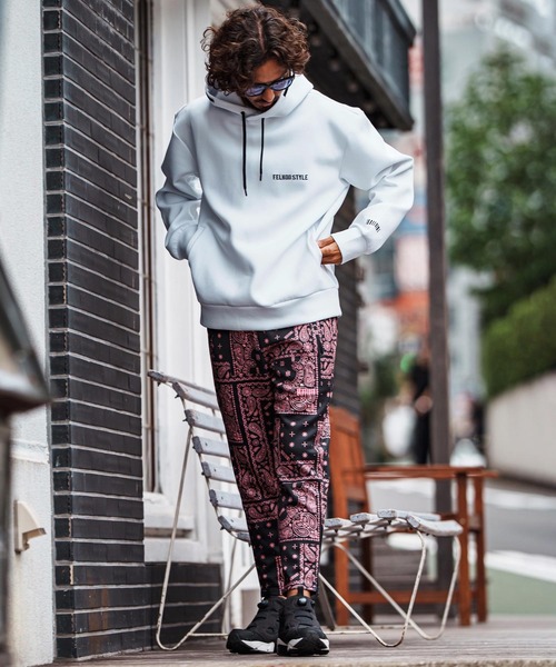 mpa3929-Distinctive Cardboard Knit Parka パーカー(F25F140