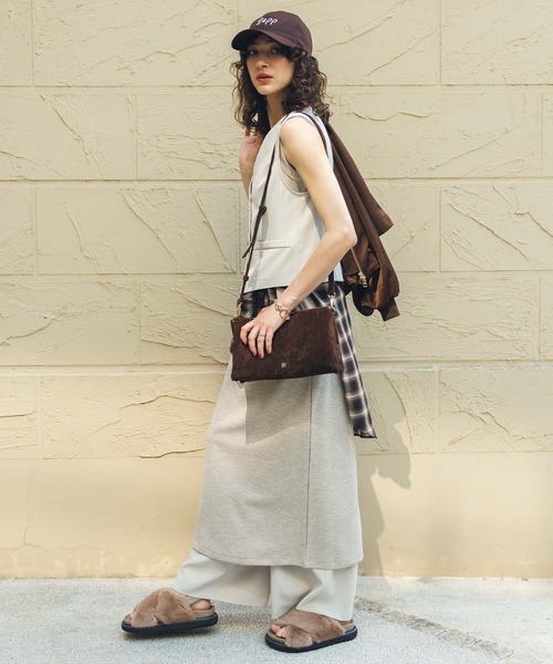 Gready Brilliant（グレディブリリアン）の「ファーサンダル（サンダル・レディース・モカ・L/M）」の8枚目の写真