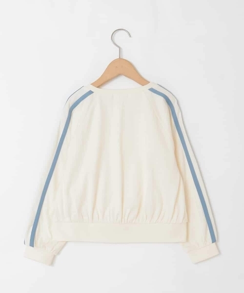 a.v.v（アーヴェヴェ）の「[130-160]配色ラインロンＴ（Tシャツ/カットソー・キッズ・アイボリー/ライトグレー・130/140/160/150）」の12枚目の写真