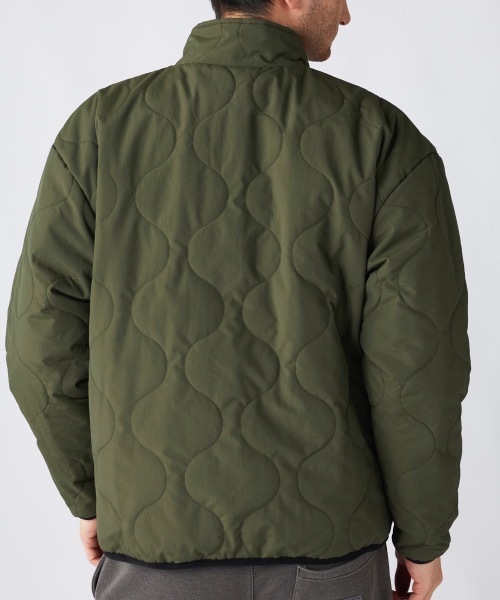 RUSTY（ラスティ）の「【RUSTY/ラスティー】リバーシブル中綿ジャケット（ダウンジャケット/コート・メンズ・ネイビー/カーキ/ブラック・X-LARGE/MEDIUM/LARGE）」の9枚目の写真