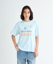ROXY(���L�V�[)��SUNNY SUNSET TEE /���L�V�[�t�����g�v�����g����T�V���c(T�V���c/�J�b�g�\�[)