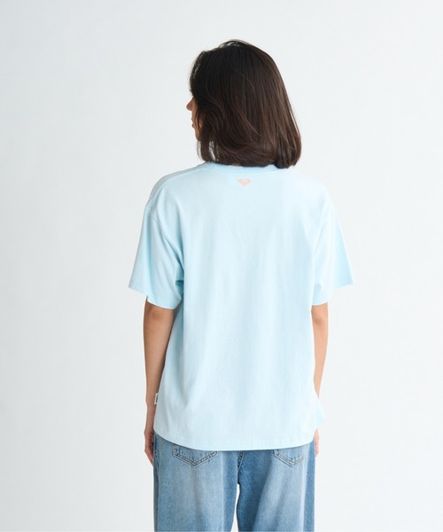 ROXY(ロキシー)の「SUNNY SUNSET TEE /ロキシーフロントプリント半袖Tシャツ(Tシャツ/カットソー・レディース・ミント/ピンク/ホワイト・X-LARGE/MEDIUM/LARGE)」の5枚目の写真