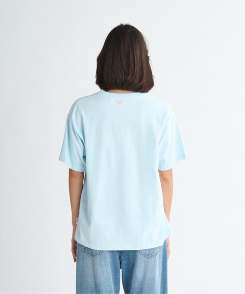 ROXY(ロキシー)の「SUNNY SUNSET TEE /ロキシーフロントプリント半袖Tシャツ(Tシャツ/カットソー・レディース・ミント/ピンク/ホワイト・X-LARGE/MEDIUM/LARGE)」の13枚目の写真
