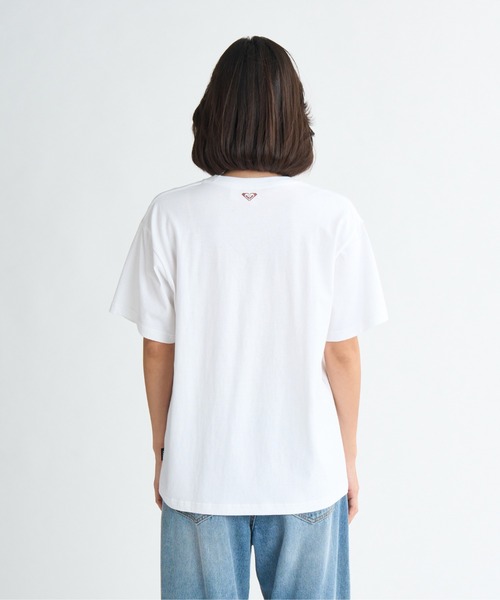 ROXY(ロキシー)の「SUNNY SUNSET TEE /ロキシーフロントプリント半袖Tシャツ(Tシャツ/カットソー・レディース・ミント/ピンク/ホワイト・X-LARGE/MEDIUM/LARGE)」の6枚目の写真